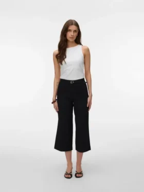 Pantaloni a vita alta Vmelma