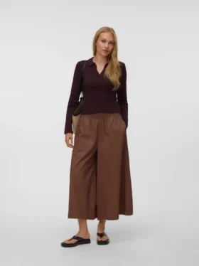 Pantaloni a vita alta Vmfriba