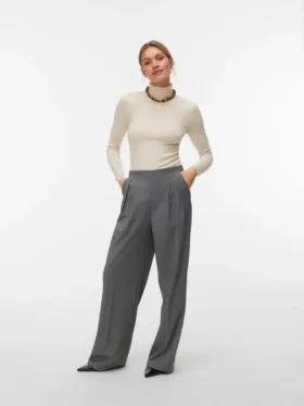 Pantaloni a vita alta Vmhailey