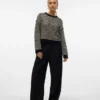 Pantaloni a vita alta Vmhailey