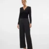 Pantaloni a vita alta Vmhenna