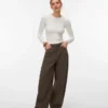 Pantaloni a vita alta Vmjose