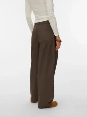 Pantaloni a vita alta Vmjose