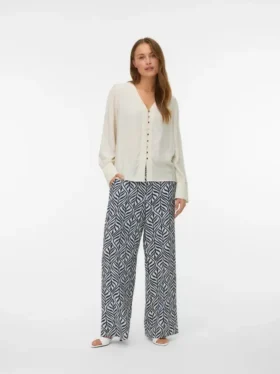 Pantaloni a vita alta Vmjosie