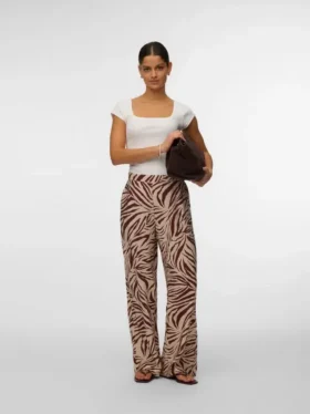 Pantaloni a vita alta Vmjosie
