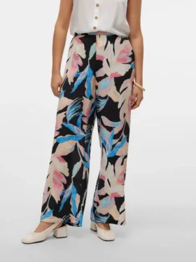 Pantaloni a vita alta Vmjosie