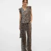 Pantaloni a vita alta Vmjosie