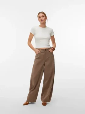 Pantaloni a vita alta Vmkaitlin