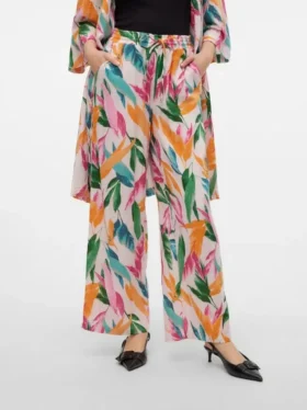 Pantaloni a vita alta Vmkleo