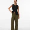 Pantaloni a vita alta Vmkristina
