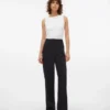Pantaloni a vita alta Vmlina
