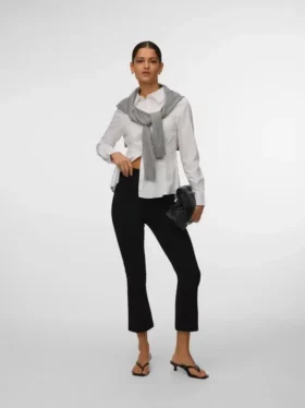 Pantaloni a vita alta Vmlinnea