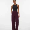 Pantaloni a vita alta Vmliva