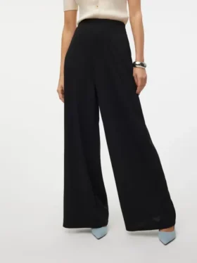 Pantaloni a vita alta Vmliva