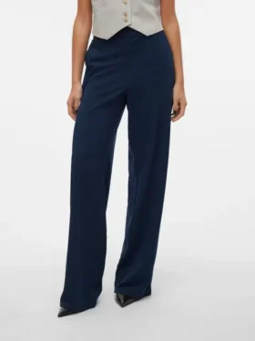 Pantaloni a vita alta Vmliva