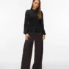 Pantaloni a vita alta Vmliva