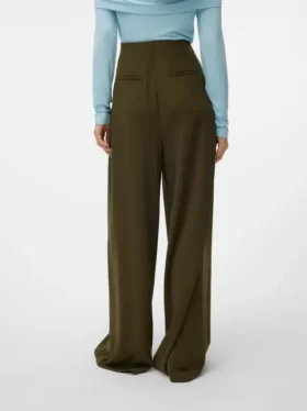 Pantaloni a vita alta Vmliva