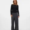 Pantaloni a vita alta Vmliva