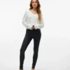 Pantaloni a vita alta Vmloa