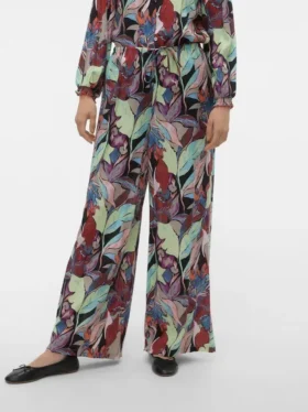 Pantaloni a vita alta Vmmaja