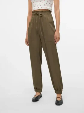 Pantaloni a vita alta Vmmarys