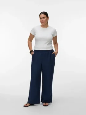 Pantaloni a vita alta Vmmelaney