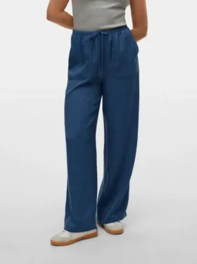 Pantaloni a vita alta Vmmelaney