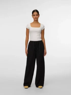 Pantaloni a vita alta Vmmelaney