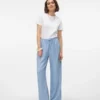Pantaloni a vita alta Vmmelaney