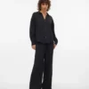 Pantaloni a vita alta Vmmelaney
