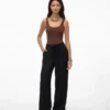 Pantaloni a vita alta Vmmelony