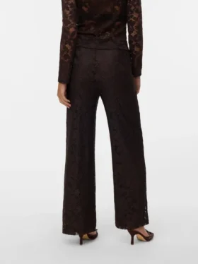 Pantaloni a vita alta Vmneline