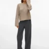 Pantaloni a vita alta Vmparis
