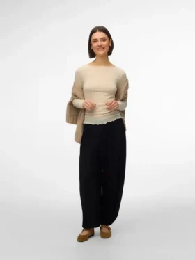 Pantaloni a vita alta Vmpernille