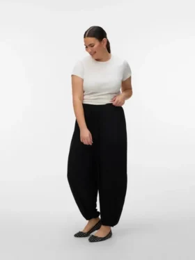 Pantaloni a vita alta Vmpernille