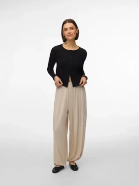 Pantaloni a vita alta Vmpernille