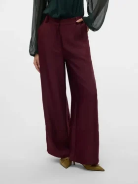 Pantaloni a vita alta Vmraquel