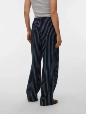 Pantaloni a vita alta Vmrosie