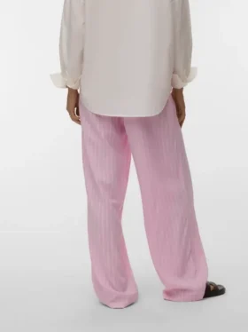 Pantaloni a vita alta Vmrosie
