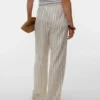 Pantaloni a vita alta Vmrosie