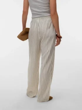 Pantaloni a vita alta Vmrosie