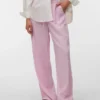 Pantaloni a vita alta Vmrosie