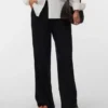 Pantaloni a vita alta Vmrosie
