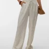 Pantaloni a vita alta Vmrosie