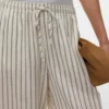 Pantaloni a vita alta Vmrosie