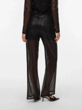 Pantaloni a vita alta Vmsafina