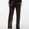 Pantaloni a vita alta Vmsafina