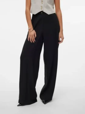 Pantaloni a vita alta Vmsally