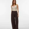 Pantaloni a vita alta Vmselma
