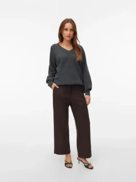 Pantaloni a vita alta Vmtikki